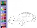 Joc Police car coloring