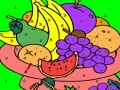 Joc Fruit On A Plate: Coloring