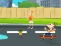 Joc Phineas and Ferb: Super skateboard