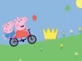 Joc Peppa Pig on bike