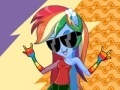 Joc Rainbow Dash. Dress up