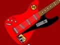 Joc Red and Black Guitar