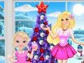 Joc Princess Barbie and Baby Barbie Christmas Fun