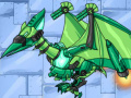 Joc Combine! Dino Robot - Ptera Green 