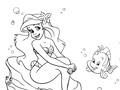 Joc Mermaid: Coloring For Kids