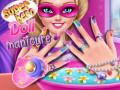 Joc Superhero doll manicure