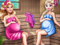 Joc Cute Mommies Pregnant Sauna