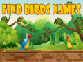 Joc Find Birds Names