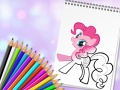 Joc Cute Pony Coloring Book