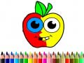 Joc Back To School: Apple Coloring Book