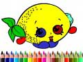 Joc Back To School: Fruits Coloring Book