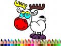 Joc Back to School: Deer Coloring Book