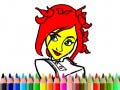 Joc Back To School: Cute Girl Coloring