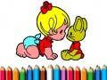 Joc Back To School: Aby Girl Coloring