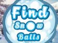 Joc Find Snow Balls
