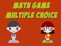Joc Math Game Multiple Choice