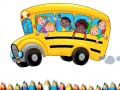 Joc School Bus Coloring Book