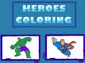 Joc Heroes Coloring 