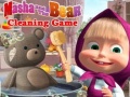 Joc Masha And The Bear Cleaning Game