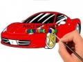 Joc Racing Cars Coloring book