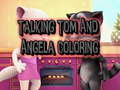 Joc Talking Tom and Angela Coloring