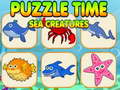 Joc Puzzle Time Sea Creatures