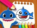 Joc Baby Shark Coloring Book
