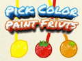Joc Pick Color Paint Fruits