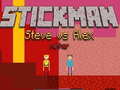 Joc Stickman Steve vs Alex Nether
