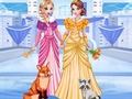 Joc Elsa & Anna's Icy Dress Up