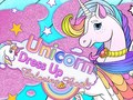 Joc Unicorn Dress Up Coloring Book