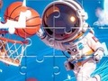 Joc Jigsaw Puzzle: Space Basketball
