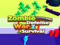 Joc Zombie defense: War Z Survival