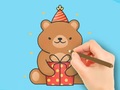 Joc Coloring Book: Gift Bear