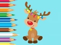 Joc Coloring Book: Cute Christmas Reindee