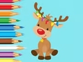 Joc Coloring Book: Cute Christmas Reindeer