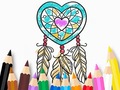 Joc Coloring Book: Heart Dreamcatcher