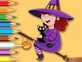 Joc Coloring Book: Trainee Witch