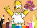 Joc Coloring Book: Simpson Doughnut