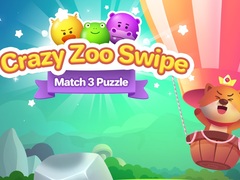 Joc Crazy Zoo Swipe Match 3 Puzzle