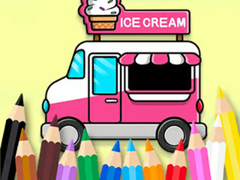 Joc Coloring Book: Ice Cream Car
