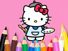 Joc Coloring Book: Hello Kitty Painting