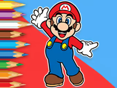 Joc Coloring Book: Mario Happy Skating