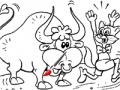 Joc Coloring: Pick Leopold bull