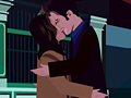 Joc Bella and Edward Kissing