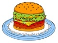 Joc Online coloring Hamburger