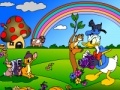 Joc Donald Duck. Online Coloring Page