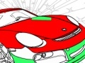 Joc Kid's coloring: Beautiful car