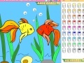 Joc Kid's coloring: Goldfish