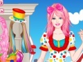 Joc Barbie Clown Princess Dress Up